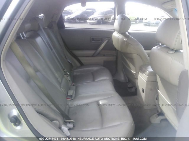 JNRAS08W95X212045 - 2005 INFINITI FX35 GRAY photo 8