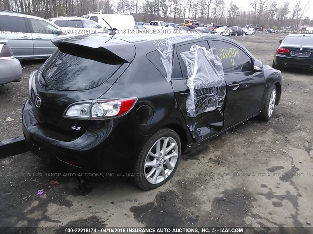 JM1BL1M66C1615090 - 2012 MAZDA 3 S BLACK photo 4