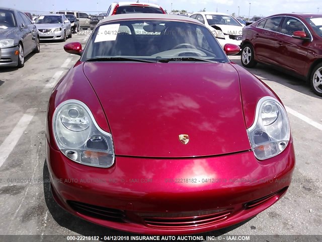 WP0CB29893U662796 - 2003 PORSCHE BOXSTER S RED photo 6