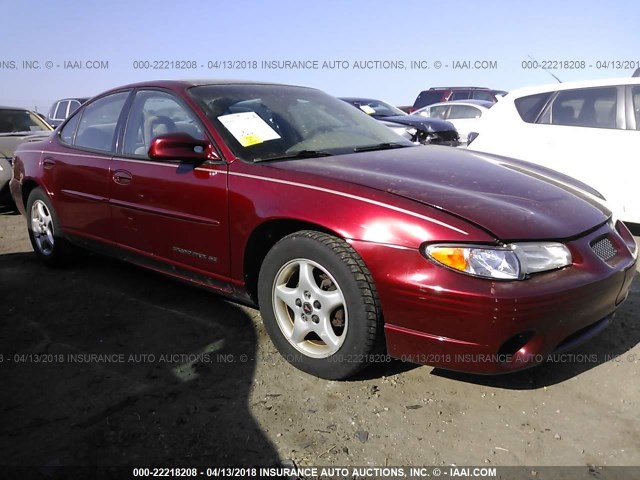 1G2WK52J52F126205 - 2002 PONTIAC GRAND PRIX SE ბურგუნდია ფოტო 1