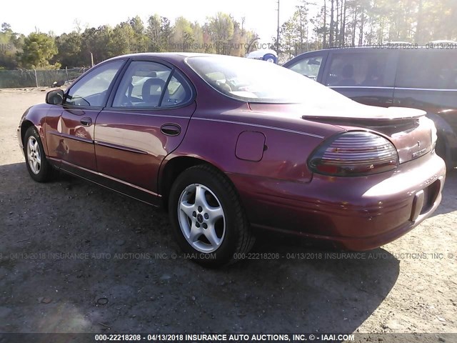 1G2WK52J52F126205 - 2002 PONTIAC GRAND PRIX SE ბურგუნდია ფოტო 3