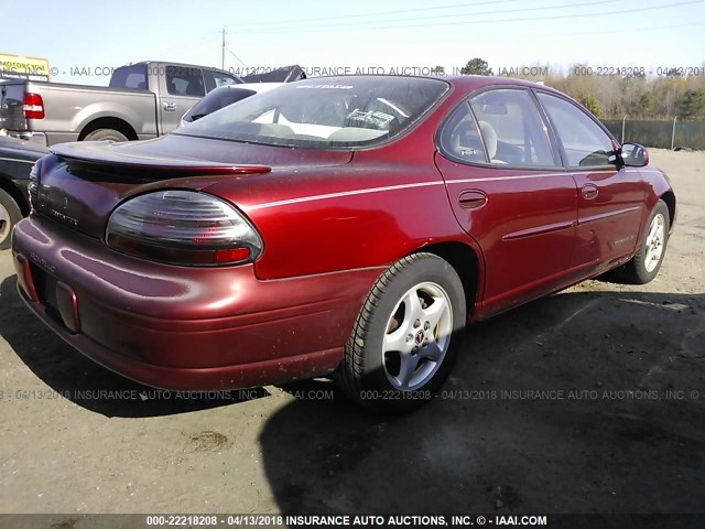 1G2WK52J52F126205 - 2002 PONTIAC GRAND PRIX SE ბურგუნდია ფოტო 4