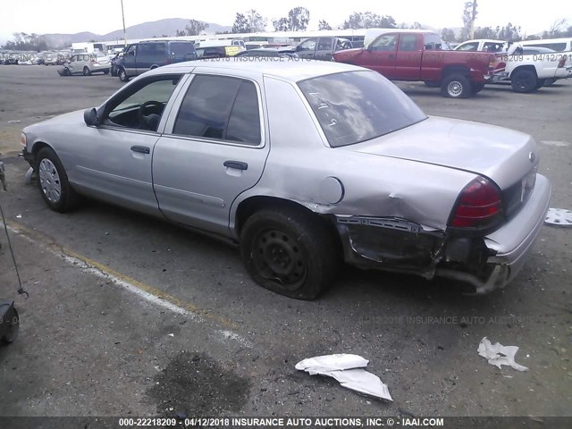 2FAFP71W33X130674 - 2003 FORD CROWN VICTORIA POLICE INTERCEPTOR GRAY photo 3