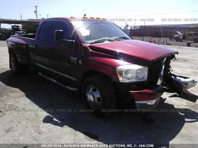 3D7ML48A58G109712 - 2008 DODGE RAM 3500 ST/SLT MAROON photo 1