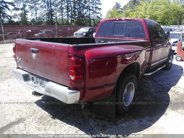 3D7ML48A58G109712 - 2008 DODGE RAM 3500 ST/SLT MAROON photo 4