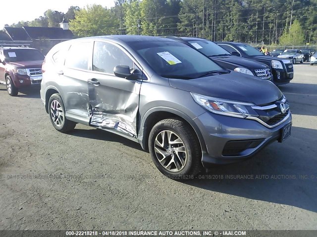 2HKRM3H46GH535674 - 2016 HONDA CR-V SE GRAY photo 6