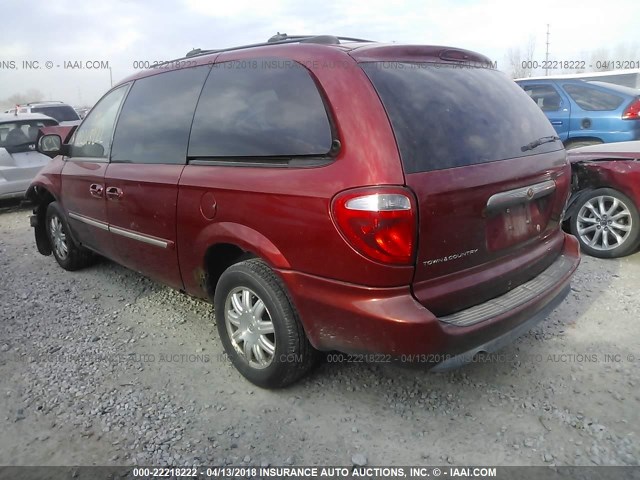 2C4GP54L65R489111 - 2005 CHRYSLER TOWN & COUNTRY TOURING MAROON photo 3