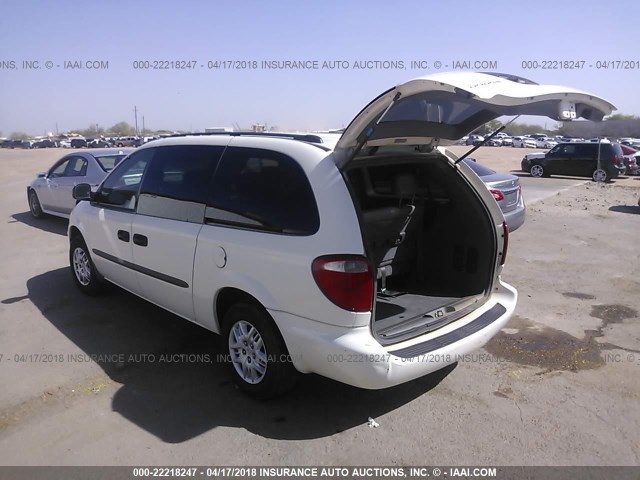 1D4GP24R04B602165 - 2004 DODGE GRAND CARAVAN SE WHITE photo 3