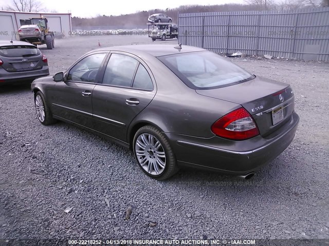 WDBUF87XX8B329207 - 2008 MERCEDES-BENZ E 350 4MATIC BROWN photo 3