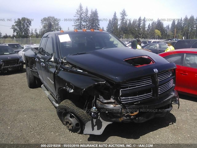 3D7MS48C95G816912 - 2005 DODGE RAM 3500 ST/SLT BLACK photo 1