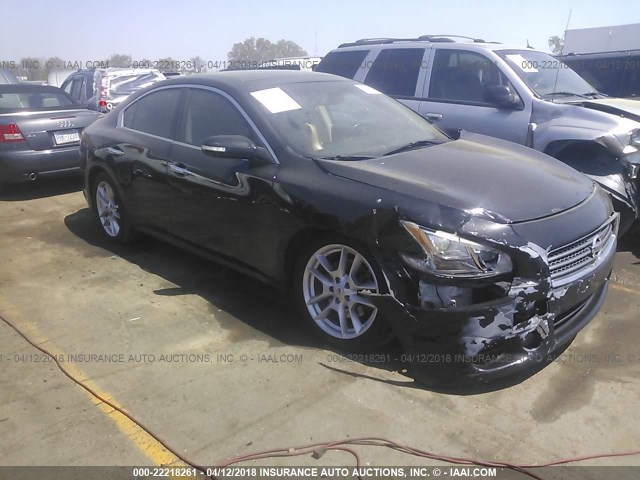 1N4AA5AP8BC845213 - 2011 NISSAN MAXIMA S/SV BLACK photo 1