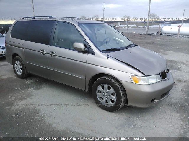 5FNRL18914B052140 - 2004 HONDA ODYSSEY EXL ოქროსფერი ფოტო 1