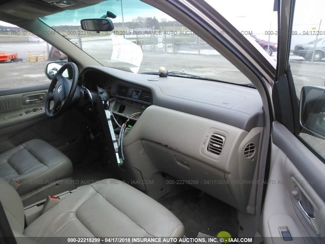 5FNRL18914B052140 - 2004 HONDA ODYSSEY EXL ოქროსფერი ფოტო 5