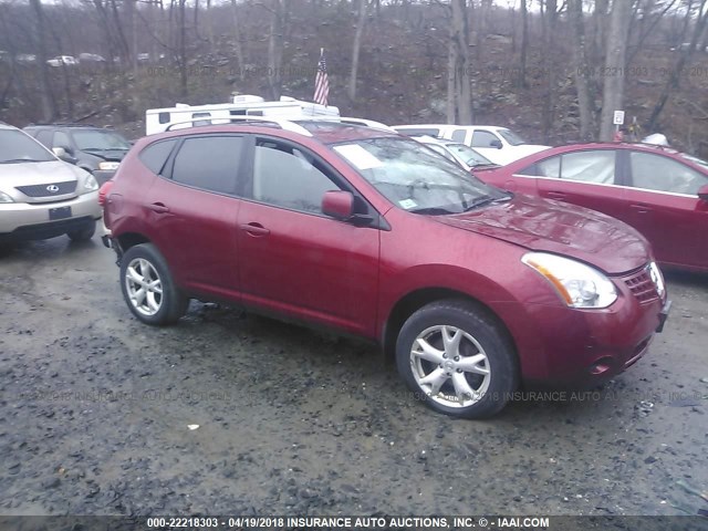 JN8AS58VX8W124298 - 2008 NISSAN ROGUE S/SL RED photo 1