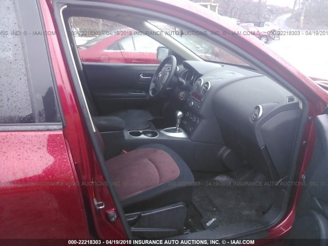 JN8AS58VX8W124298 - 2008 NISSAN ROGUE S/SL RED photo 5