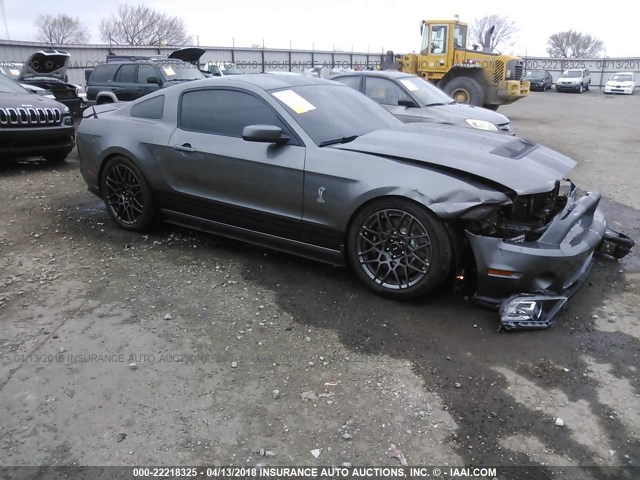 1ZVBP8JZ8E5230750 - 2014 FORD MUSTANG SHELBY GT500 GRAY photo 1