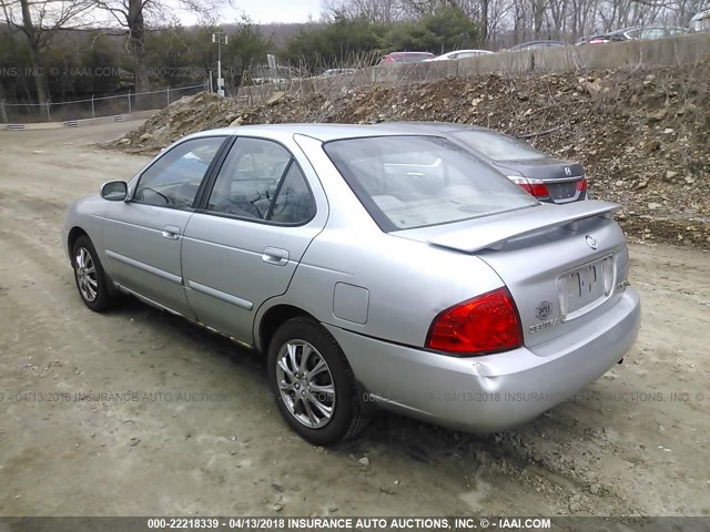 3N1CB51D64L842651 - 2004 NISSAN SENTRA 1.8/1.8S SILVER photo 3