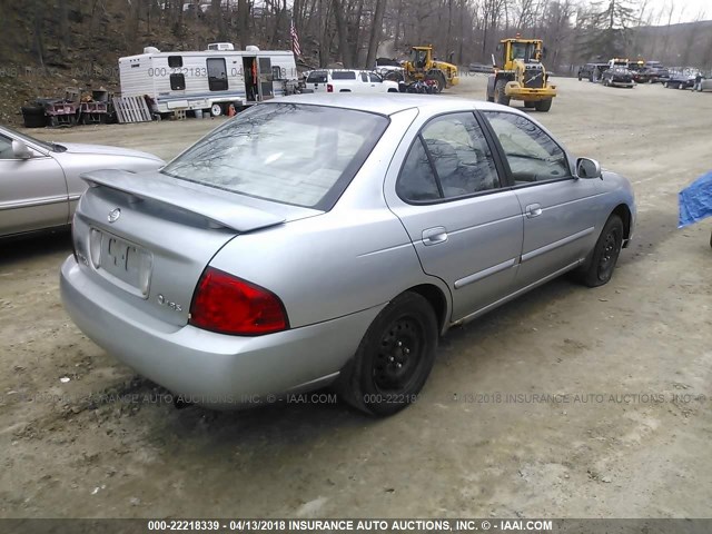 3N1CB51D64L842651 - 2004 NISSAN SENTRA 1.8/1.8S SILVER photo 4