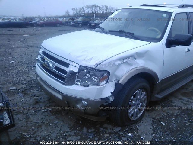 1FMJU1H5XBEF49821 - 2011 FORD EXPEDITION XLT/KING RANCH WHITE photo 6