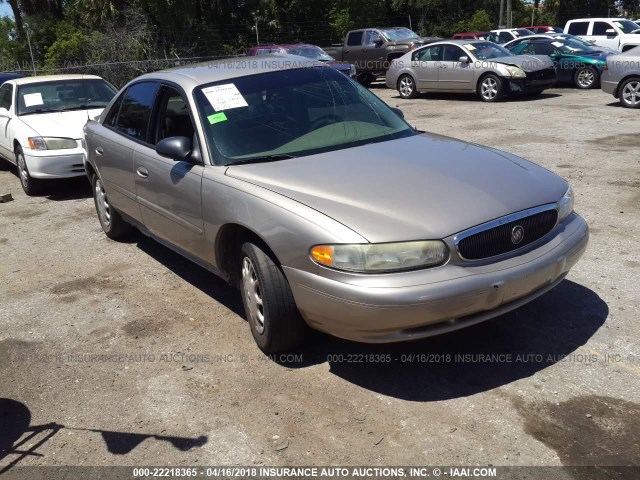 2G4WS52J731249505 - 2003 BUICK CENTURY CUSTOM GOLD photo 1