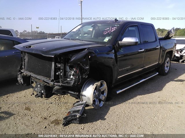 3GCUKSEC3EG243850 - 2014 CHEVROLET SILVERADO K1500 LTZ GRAY photo 2