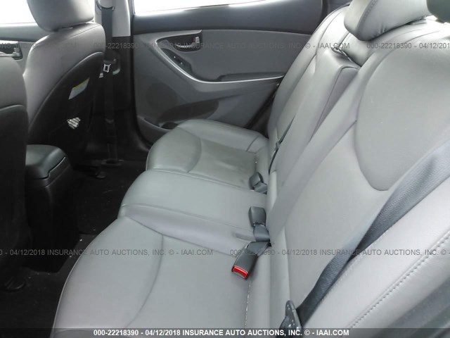 5NPDH4AE0DH377299 - 2013 HYUNDAI ELANTRA GLS/LIMITED GRAY photo 8