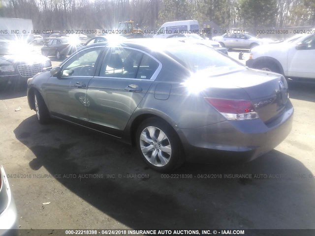 1HGCP26868A018043 - 2008 HONDA ACCORD EXL ნაცრისფერი ფოტო 3
