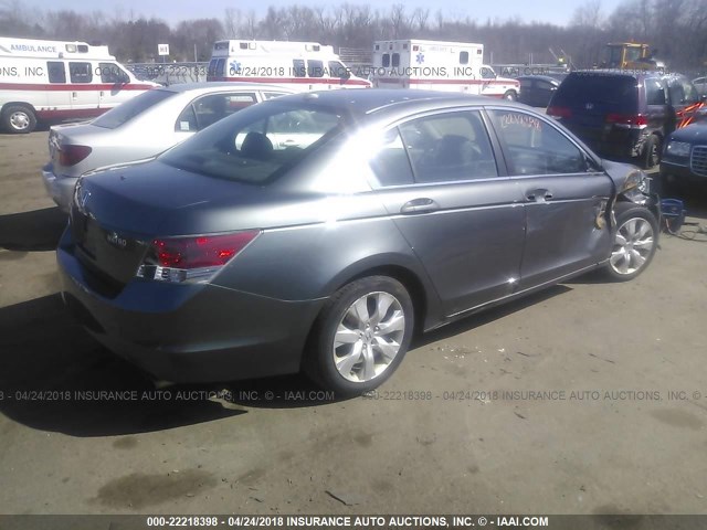 1HGCP26868A018043 - 2008 HONDA ACCORD EXL ნაცრისფერი ფოტო 4