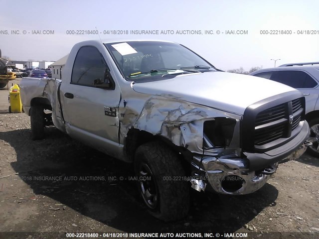 3D7KS26D67G794054 - 2007 DODGE RAM 2500 ST/SLT 银色 照片 1
