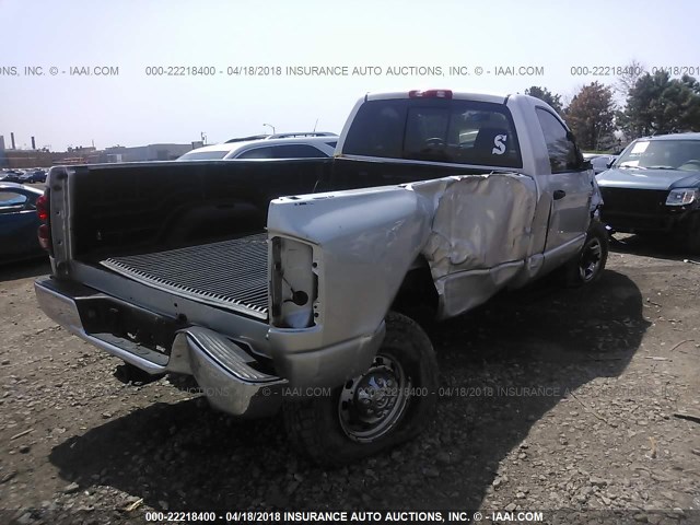 3D7KS26D67G794054 - 2007 DODGE RAM 2500 ST/SLT 银色 照片 4