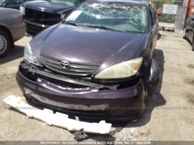 4T1BE32K92U547740 - 2002 TOYOTA CAMRY LE/XLE/SE შავი ფოტო 6