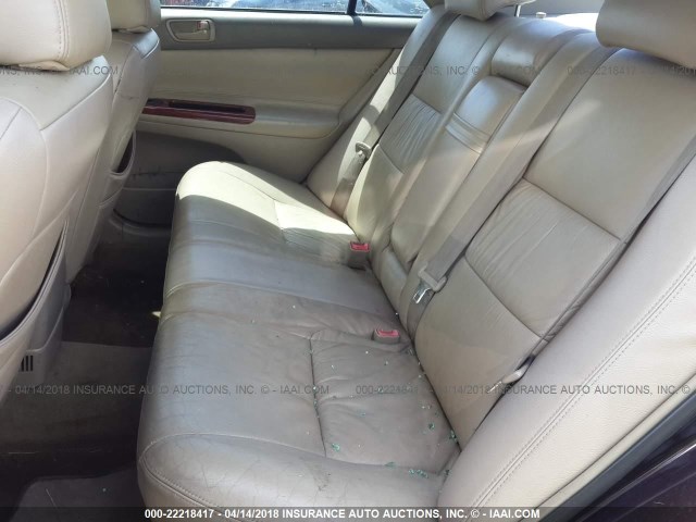 4T1BE32K92U547740 - 2002 TOYOTA CAMRY LE/XLE/SE შავი ფოტო 8