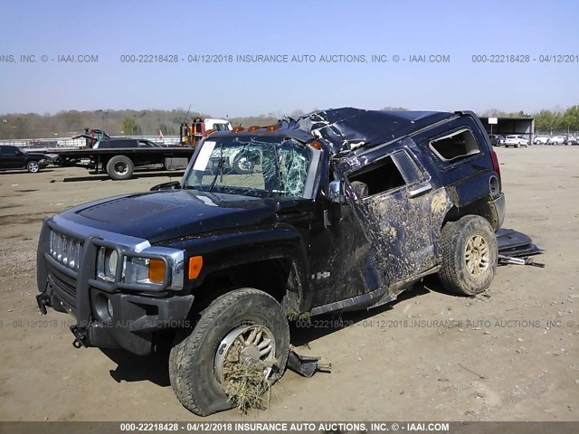 5GTDN136468108620 - 2006 HUMMER H3 BLACK photo 6