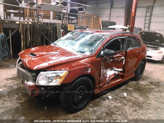 1B3HB68F58D564726 - 2008 DODGE CALIBER SRT-4 RED photo 2