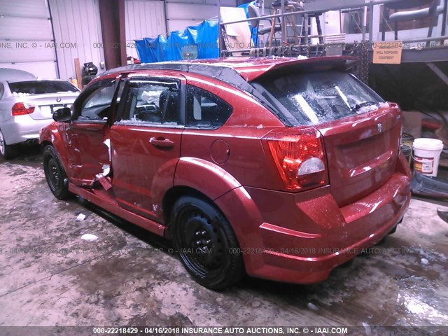 1B3HB68F58D564726 - 2008 DODGE CALIBER SRT-4 RED photo 3