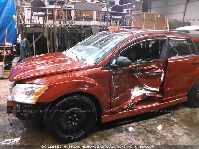 1B3HB68F58D564726 - 2008 DODGE CALIBER SRT-4 RED photo 6