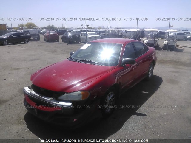 1G2NF52E64M597121 - 2004 PONTIAC GRAND AM SE1 RED photo 2