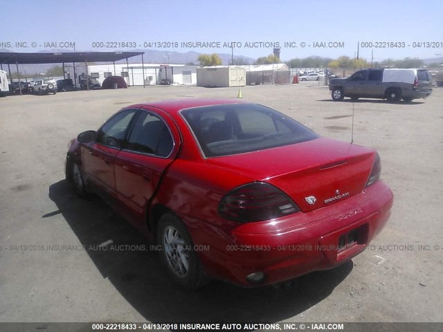 1G2NF52E64M597121 - 2004 PONTIAC GRAND AM SE1 RED photo 3