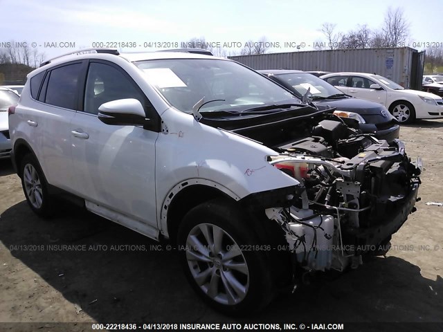 2T3DFREV2DW033043 - 2013 TOYOTA RAV4 LIMITED Սպիտակ լուսանկար 1