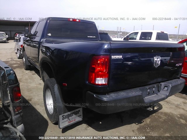 3C63RRGL2JG112519 - 2018 RAM 3500 ST BLUE photo 3