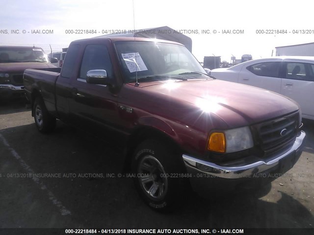 1FTYR14VX1PB25181 - 2001 FORD RANGER SUPER CAB RED photo 1