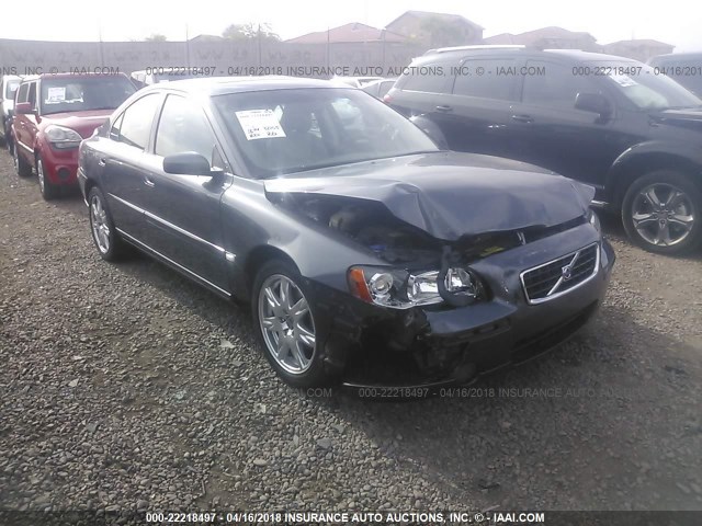 YV1RS592062544525 - 2006 VOLVO S60 2.5T GRAY photo 1
