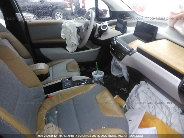 WBY1Z4C56EV273462 - 2014 BMW I3 REX ORANGE photo 5