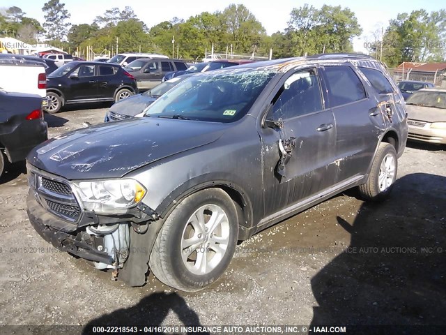 1D4RD4GGXBC710520 - 2011 DODGE DURANGO CREW BLACK photo 2