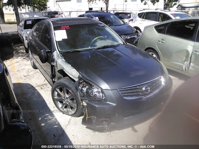 1N4BA41E77C852920 - 2007 NISSAN MAXIMA SE/SL GRAY photo 1