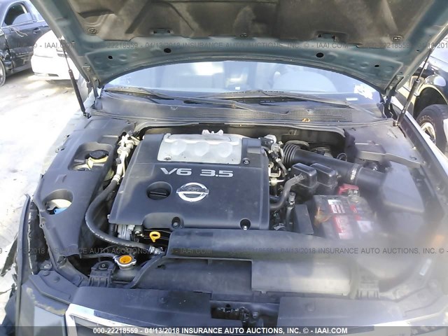 1N4BA41E77C852920 - 2007 NISSAN MAXIMA SE/SL GRAY photo 10