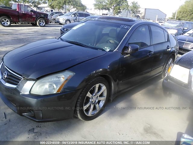 1N4BA41E77C852920 - 2007 NISSAN MAXIMA SE/SL GRAY photo 2