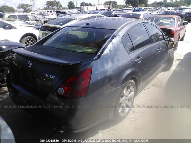 1N4BA41E77C852920 - 2007 NISSAN MAXIMA SE/SL GRAY photo 4