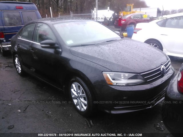 3VWB67AJ0HM344876 - 2017 VOLKSWAGEN JETTA SE BLACK photo 1