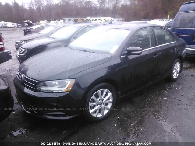 3VWB67AJ0HM344876 - 2017 VOLKSWAGEN JETTA SE BLACK photo 2